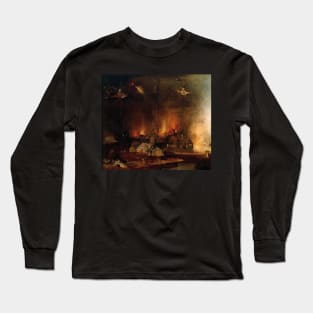 The Temptation of Saint Anthony detail - Hieronymus Bosch Long Sleeve T-Shirt